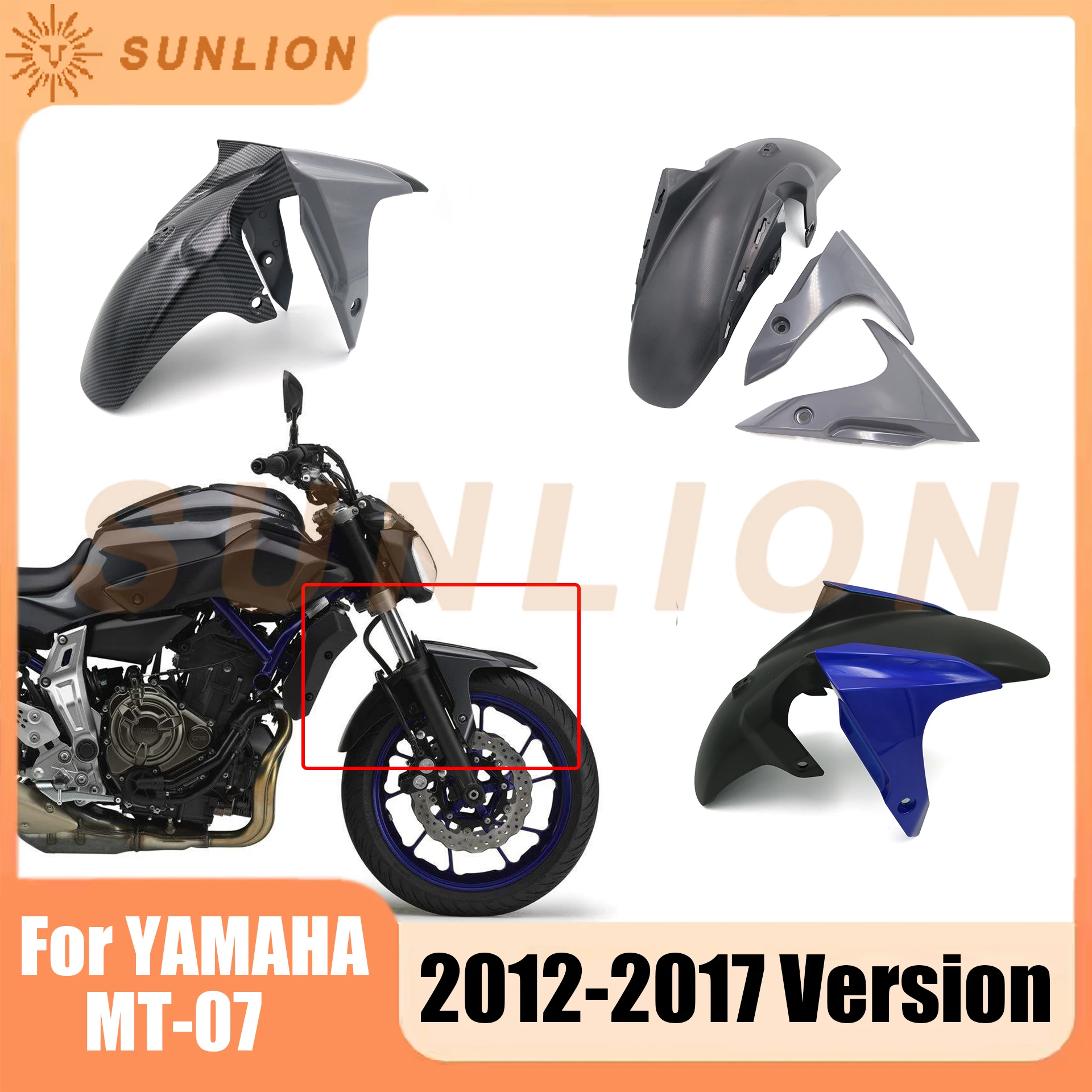 

Переднее крыло для YAMAHA MT-07 MT07 2012 - 2017