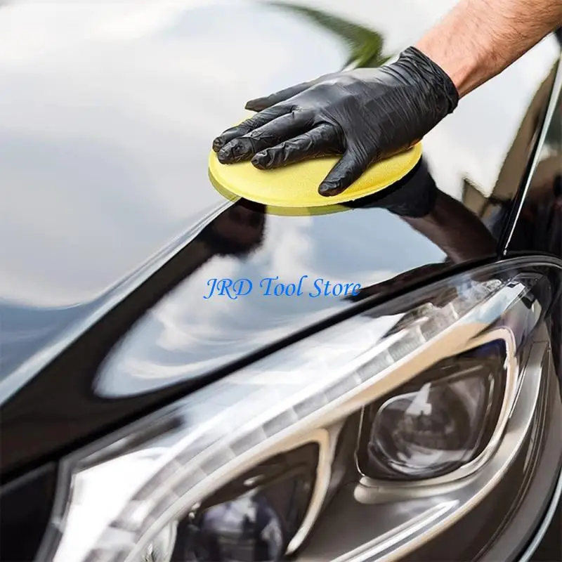 A2UD 12Pcs Car Round Waxing Polish Sponges Foam Applicator Pads Sponges