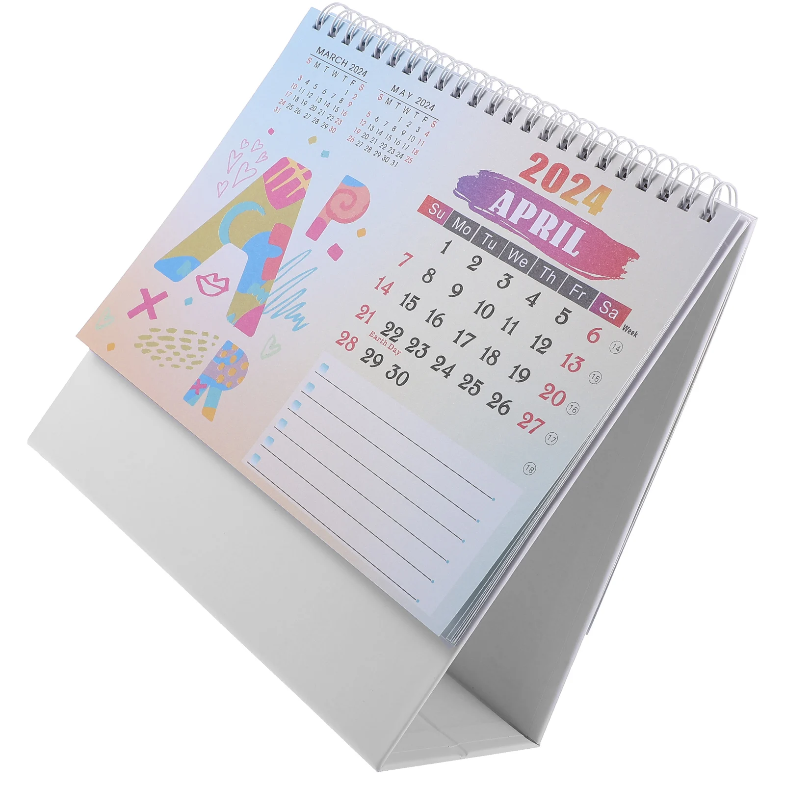 

Desktop Calendar Thick Paper Office Desk Note Decorative Monthly Planner Schedule Home Office Desk Calendar Accessory