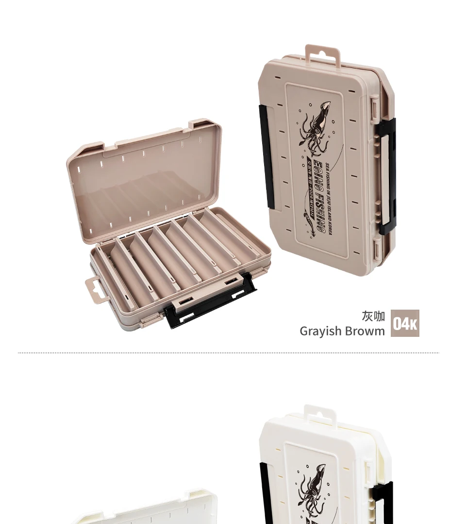 Tragbare Doppelseitige Egi-Tintenfisch-Jig-Angelbox mit 14 Fächern, Hartköder-Aufbewahrungsbox, Eging-Angelköder-Organizer, Angelausrüstung – Detail 8