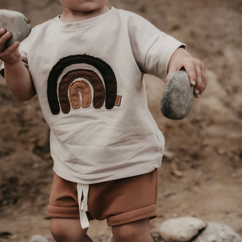 Baby Boys Ice Cream Cotton Short Sleeve Casual Style Shirt Soft Girls Tees O-neck Pullover Toddler Top