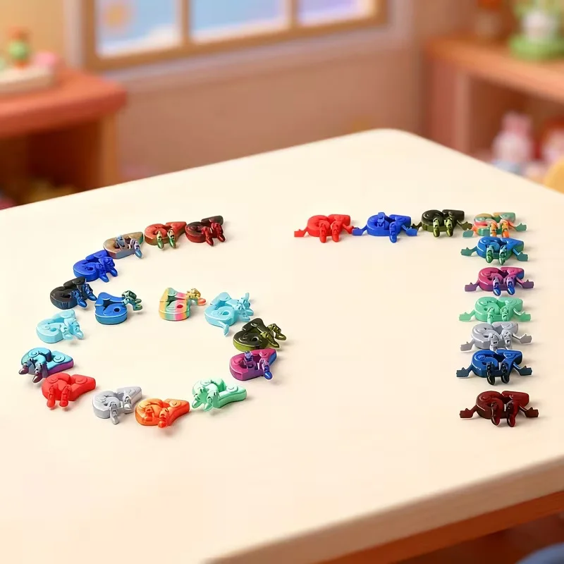 6/7 pessoas digitais 3d impresso brinquedo artesanato criativo casa desktop ornamentos decorativos articulações figuras de ação móveis 6/7 modelo brinquedos