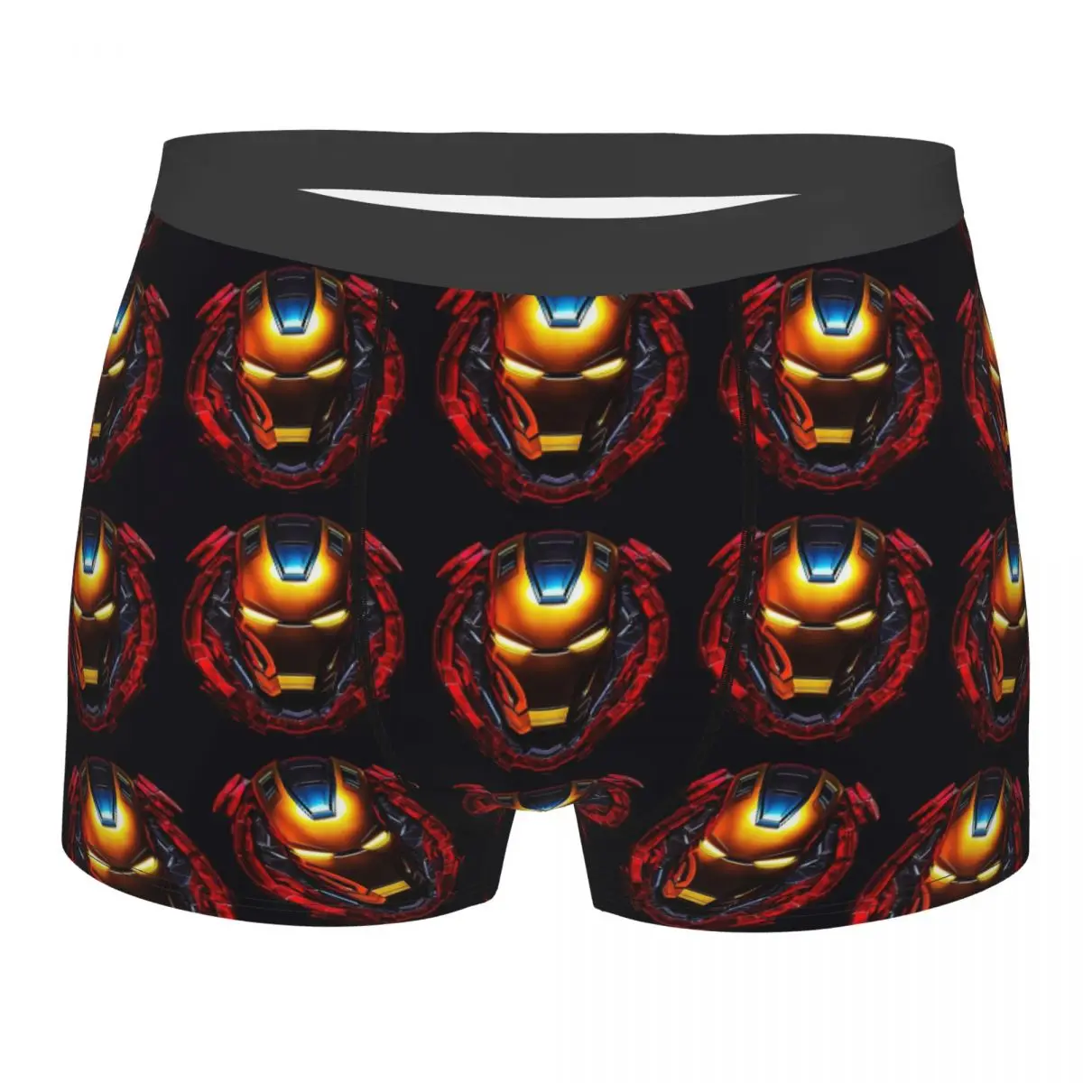 

Custom Iron Man Movie Underwear Men Print Boxer Briefs Shorts Panties Breathable Underpants