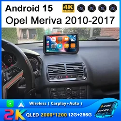 2Din Android 15 Car Radio For Opel Meriva 2010 2011 2012 2013 2014 2015 2016 2017 Multimedia Video Player GPS Carplay Auto