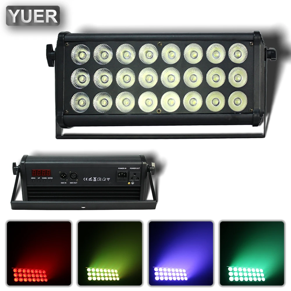 New mold 24X4W LED PAR Light/ disco light RGBW par dmx512 LED Strobe wash light stage dj equipment Party Dyeing Effect Light