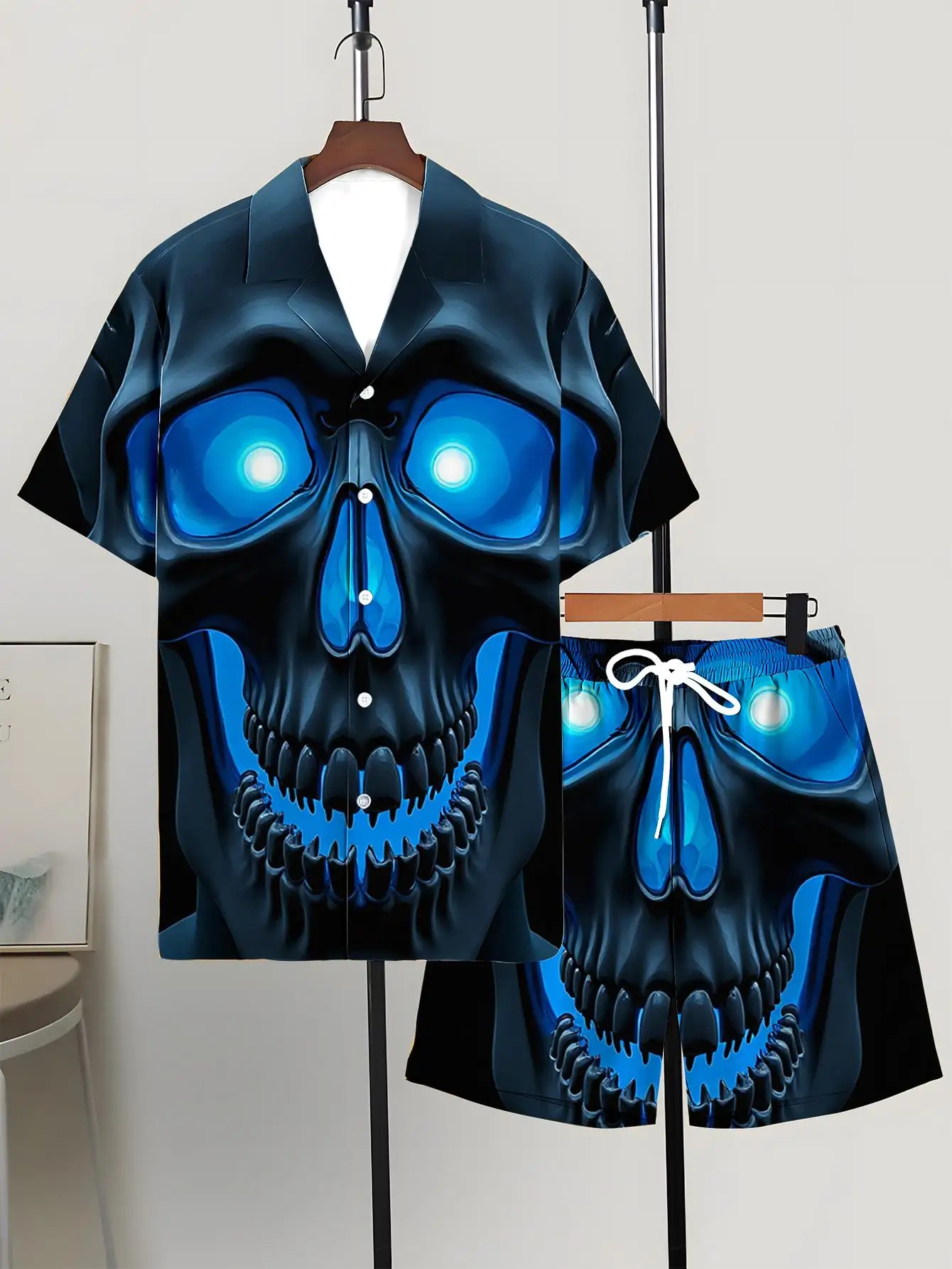 Men's Shirt Sets 2026 Spring/Summer 3D Printed clothing set men's sports suit sweatshirt set Graphic jogging set men's chandals