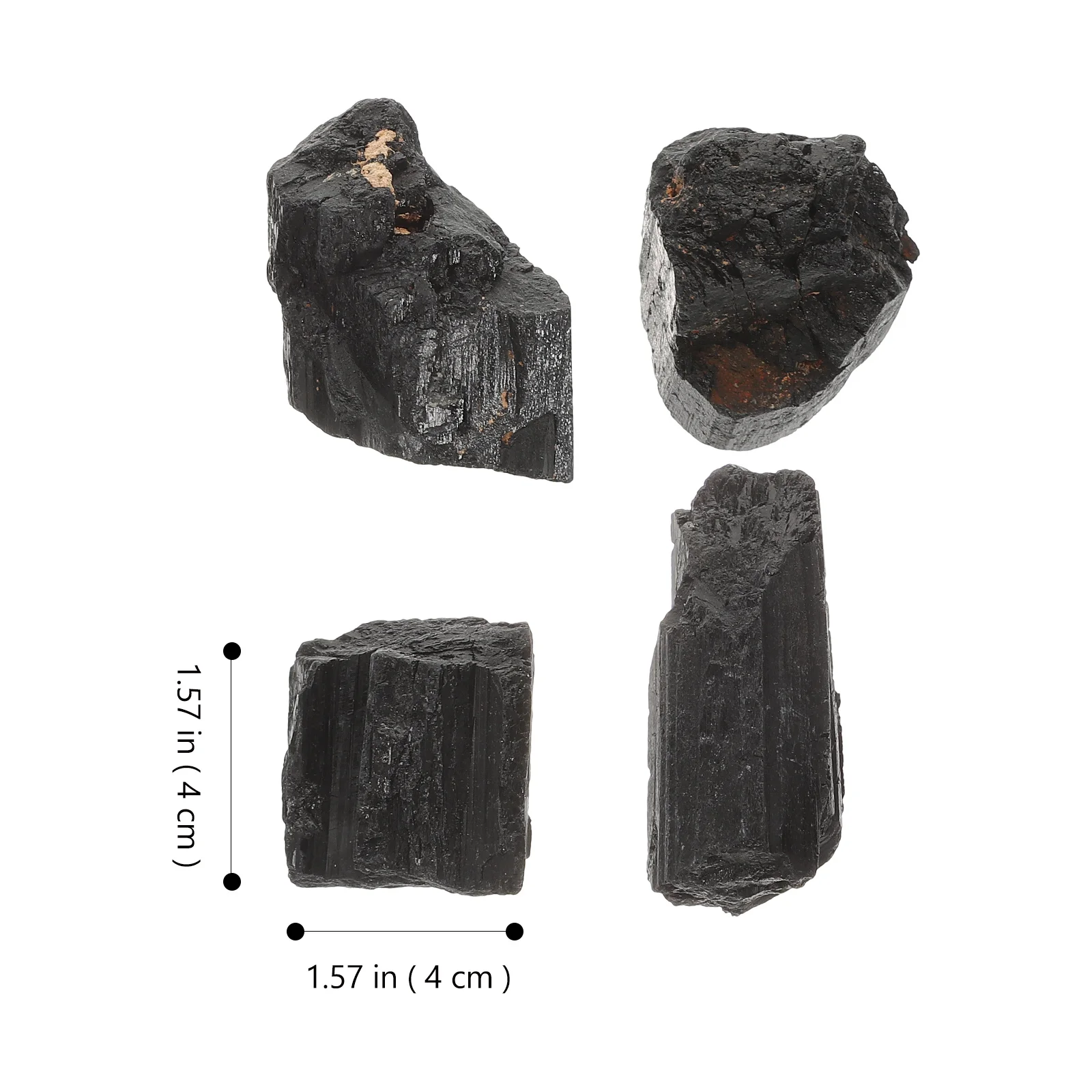

1 Bag Natural Black Tourmaline Stone Smooth Polished Crystal Decoration Fish Tank Aquarium Home Decor Ornament