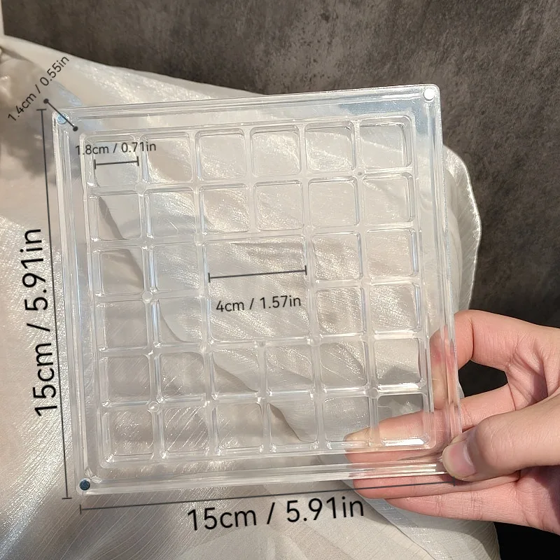 Acrylic Magnetic Seashell Display Box for Craft Storage