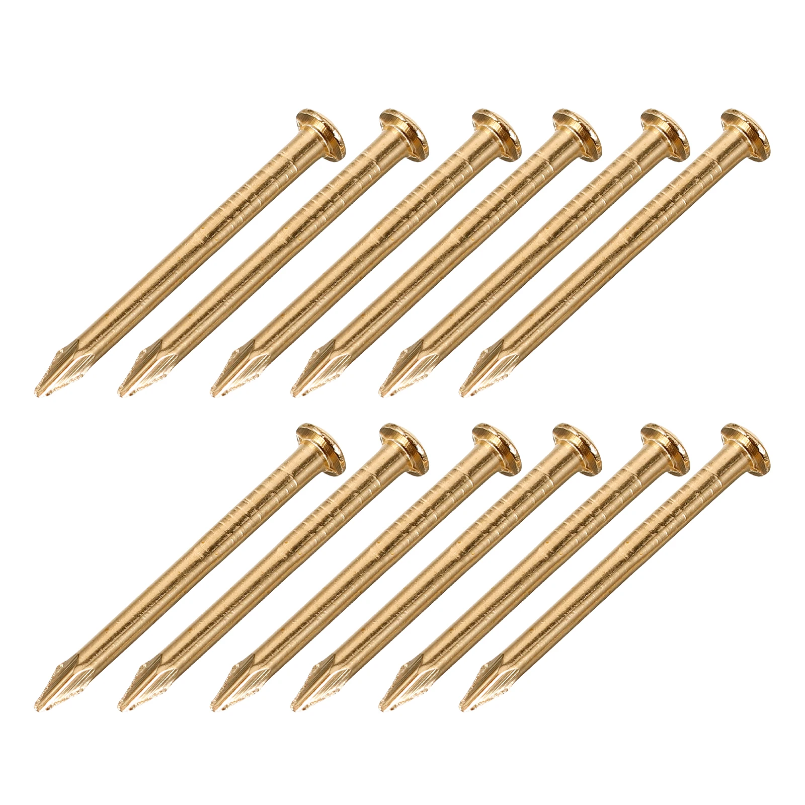 

100pcs 18Mm Brass Nails Durable Round Head For Furniture Fastening Decorative Boxes Hinges Wood Crafts Carpentry Accessories