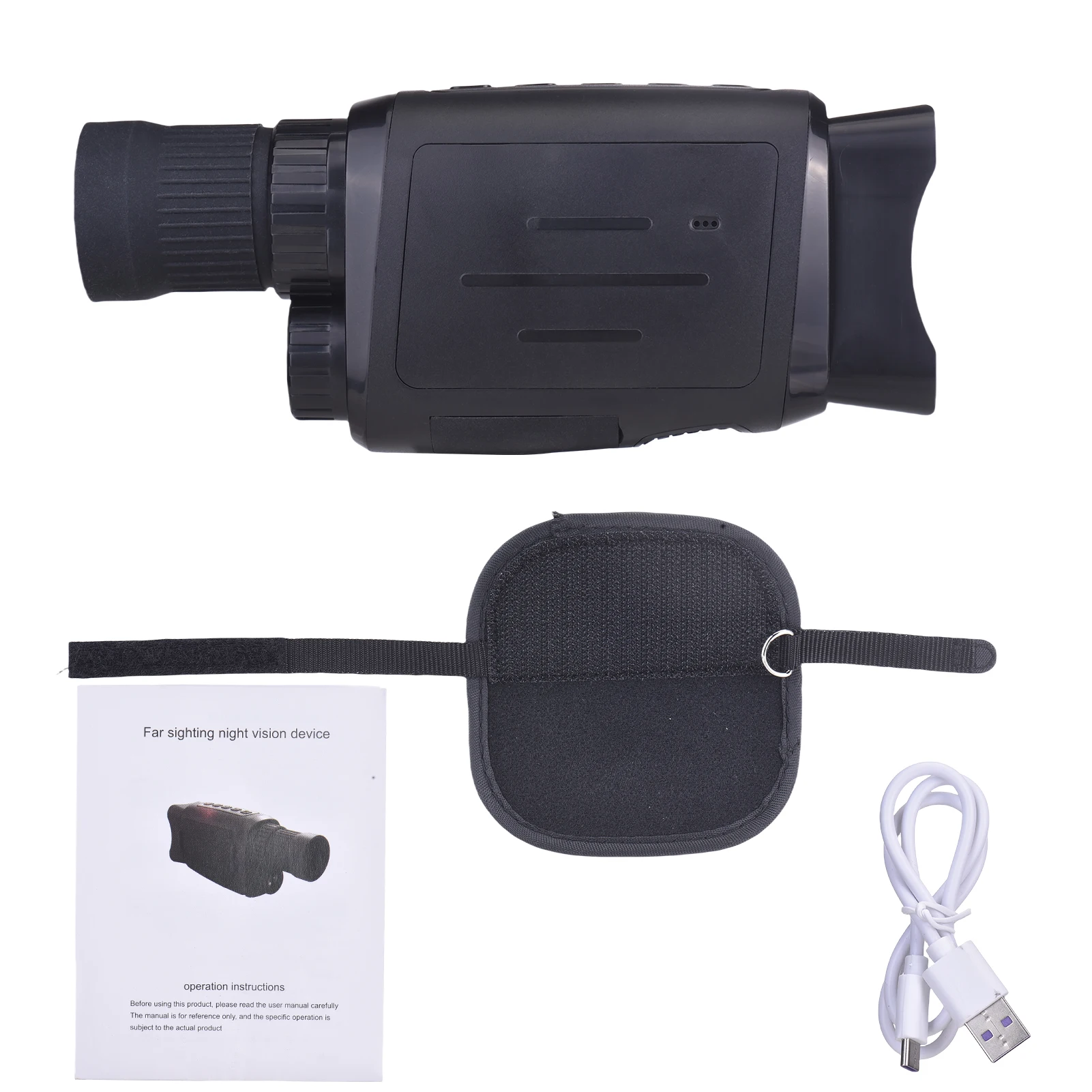 

Digital Night Vision Monocular 1080P Infrared Night Vision Scope for Outdoor Exploration 2000mAh 2-inch TFT Display Telescope