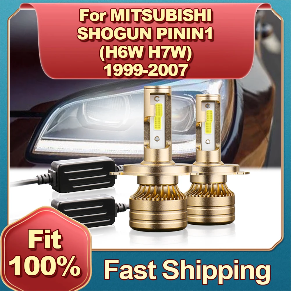 

120W H4 LED Headlight High Power 6000K Car Light For MITSUBISHI SHOGUN PININ1 H6W H7W 1999 2000 2001 2002 2003 2004 2005 06 2007