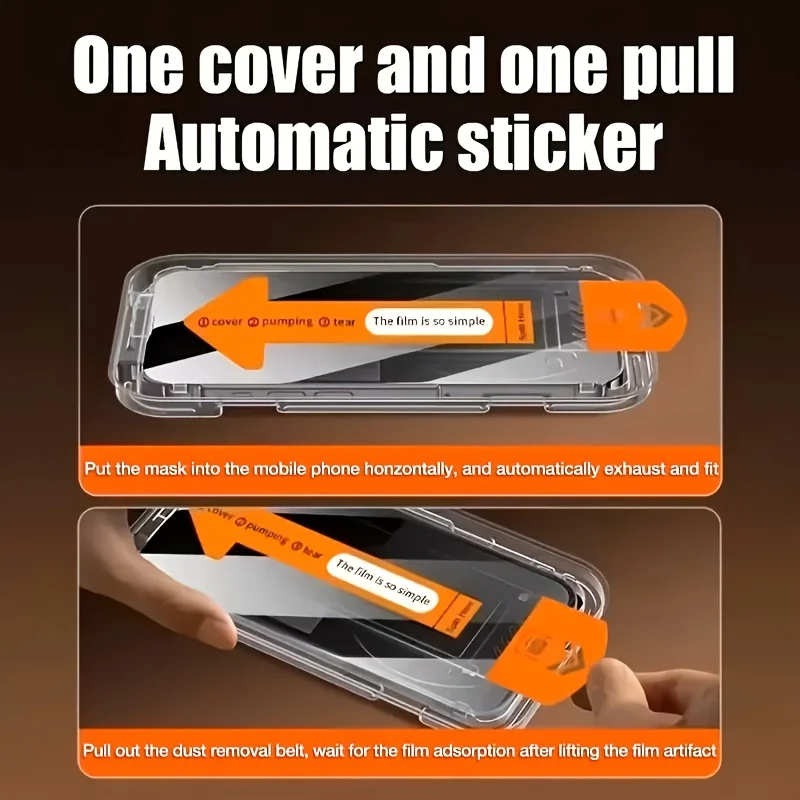 3 Piezas Vidrio Templado de Privacidad para iPhone 17 Pro Max, iPhone 18 Pro/16/15/14/13/12/11 Protector de Pantalla 2