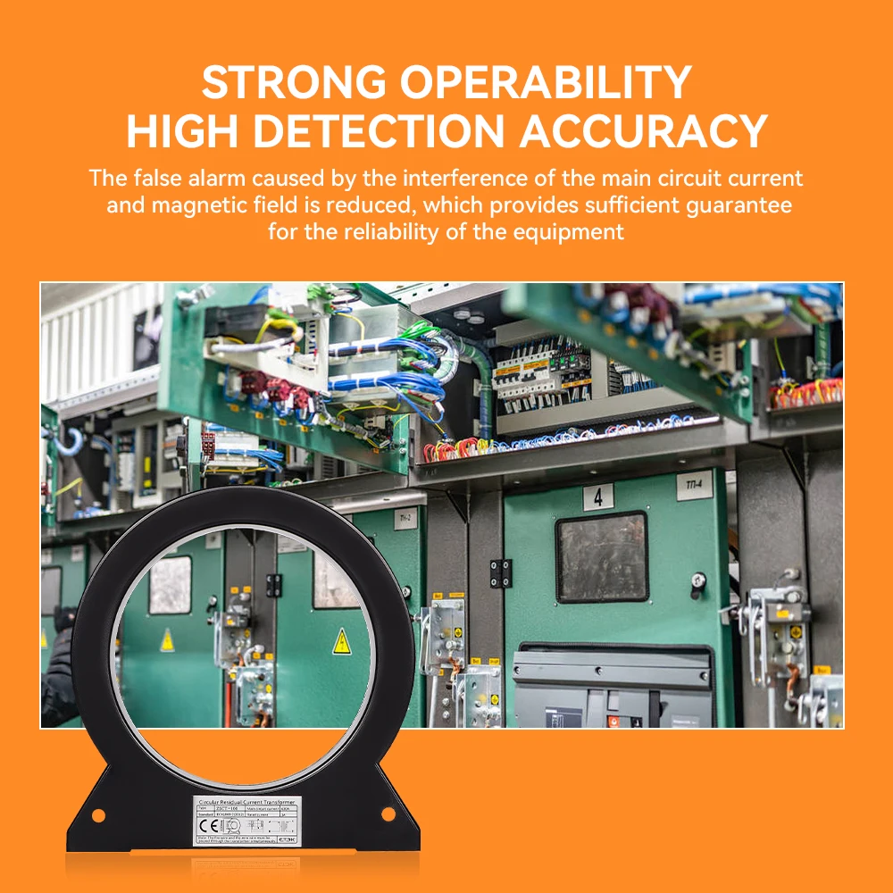 Zero Sequence Current Transformer High Current CT 3A Ratio Zero Phase Current Detection Leakage Protection MAX 630A-2000A ZSCT
