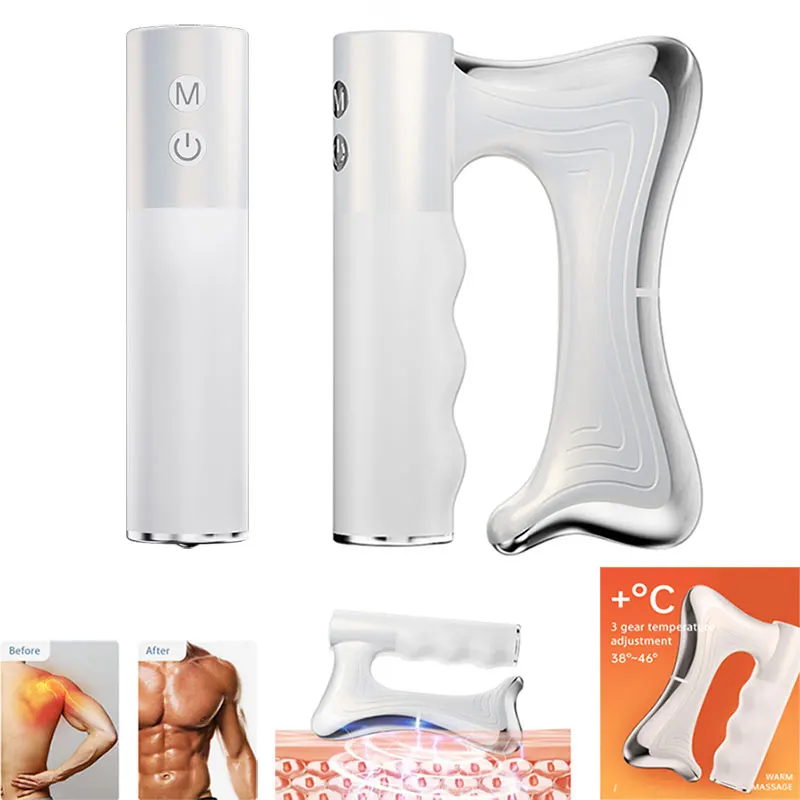 

Электрический нож для фасции, релаксация мышц, EMS, микротоковая вибрация, нагрев, подтяжка тела, тренировочный скребок, инструмент, массажер, машина