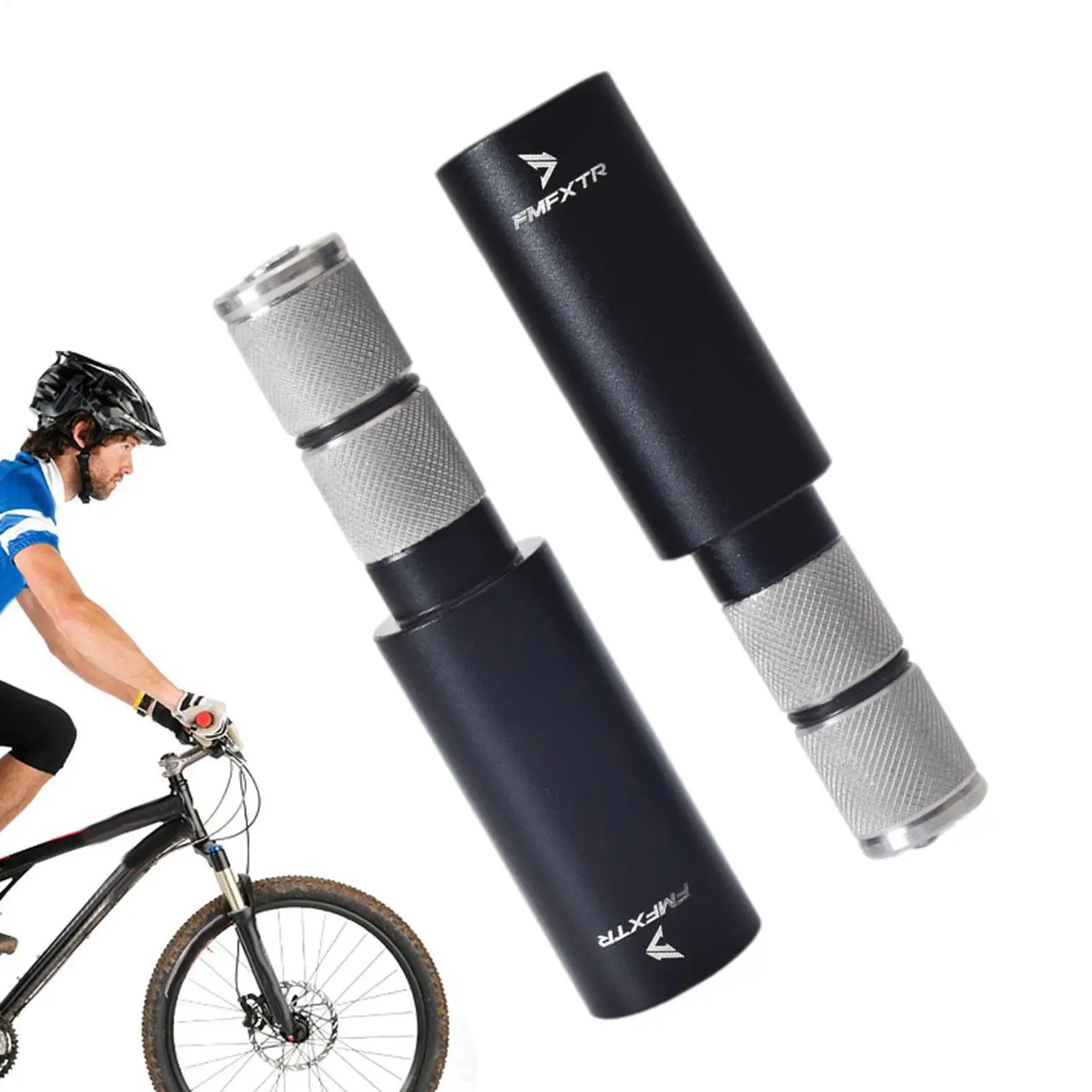 Fahrradlenkerverlängerung, Fahrradlenker aus Aluminiumlegierung, 10 cm, verlängerter Lenker, einfache Installation, einziehbares Zubehör für Fahrrad, Rennrad