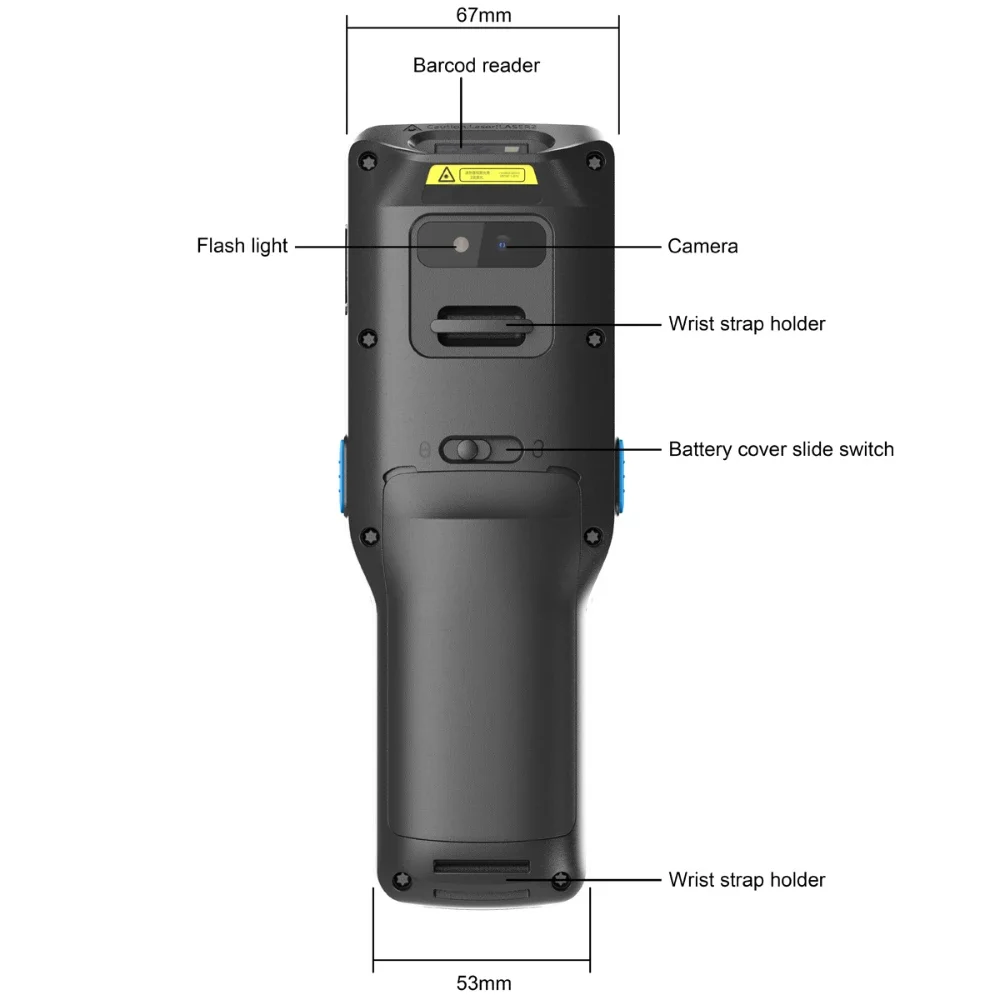 Imagem -06 - Original U30 Handheld Pda Android Scanner de Código de Barras 2d Teclado de Varredura Longa Distância Honeywell Zebra Wifi 4g Lte Captura Dados