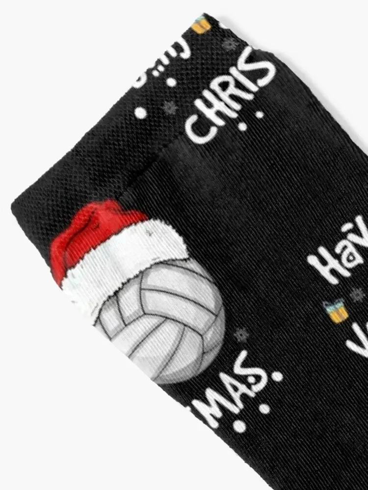 Christmas Volleyball Have a Volley Jolly Christmas Socks Christmas Run summer Socks Woman Men's