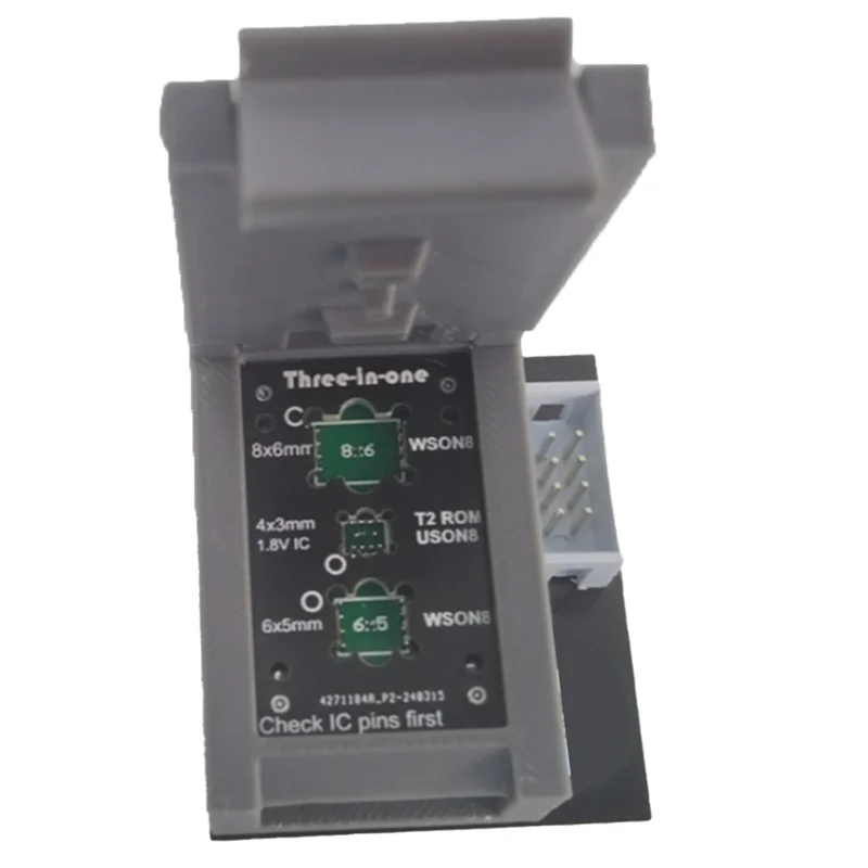 

Professional 3-In-1 IC Test Socket For Chip Programming And Testing - DFN8 QFN8 WSON8 USON8 Holder