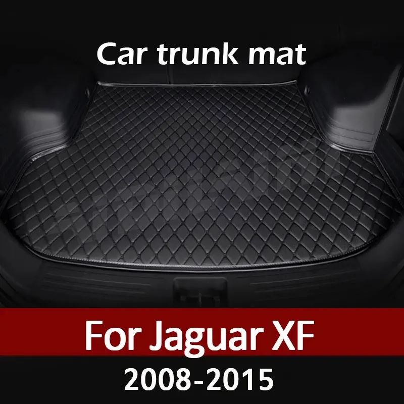 Car trunk mat for Jaguar XF Sedan 2008 2009 2010 2011 2012 2013 2014 2015 cargo liner carpet interior accessories cover