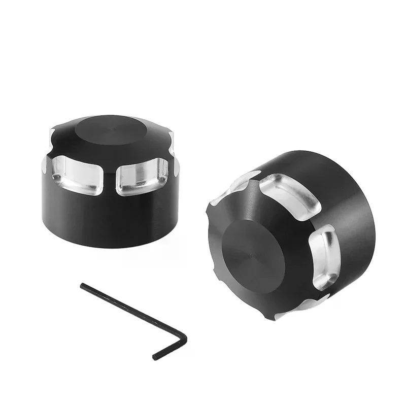 CNC Billet Aluminum Rear Inside Wheel Axle Nut Cover Fit For Can-Am Spyder Models 2008 To Present