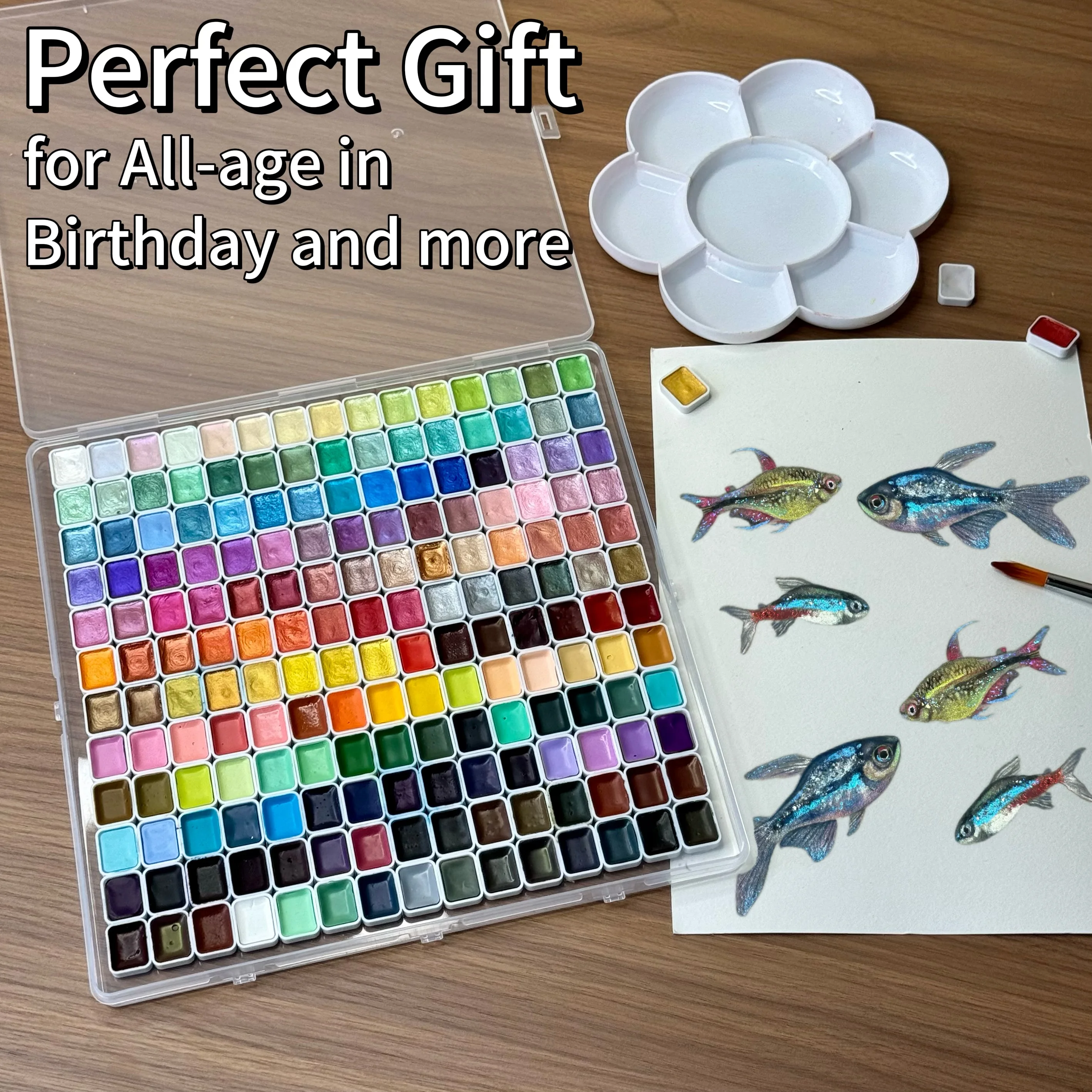 180 Colors Pearl Shimmer Water - Art Craft Blend review and price