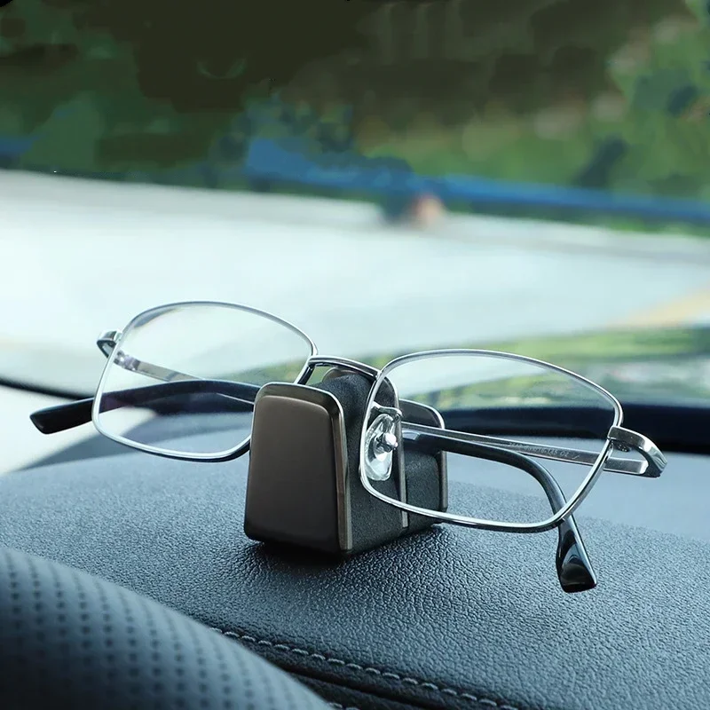 

Car Glasses Holder Universal Auto Eyeglasses Organizer Stand Self Adhesive Car Dashboard Glasses Protective Storage Holder Base