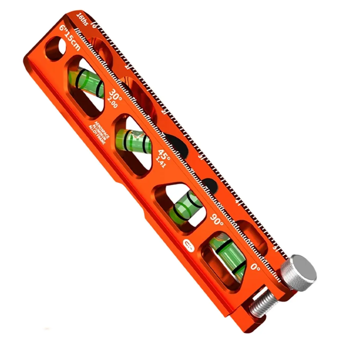 

2025 NEW 1Pc Mini High- Scale Level Ruler, Magnetic Pipeline Leveling & Measuring Tool 6inch