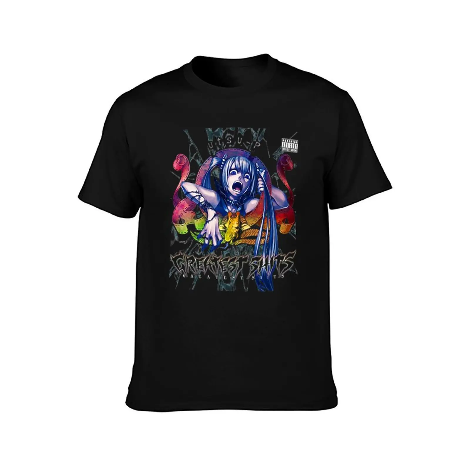 Greatest (S)HITS - Utsu P T-Shirt anime figures sweat graphic t shirt vintage mens designer clothes