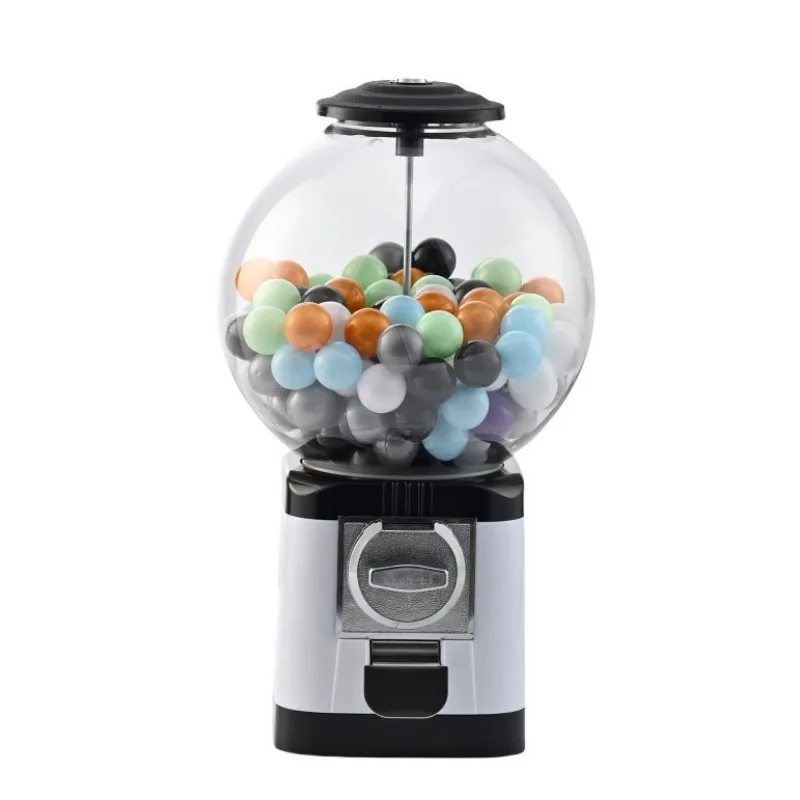Mini Gumball Machine 32mm Bouncy Ball Dispenser Manual Capsule Toy Vending Machine Coin Operated Optional For Party Store