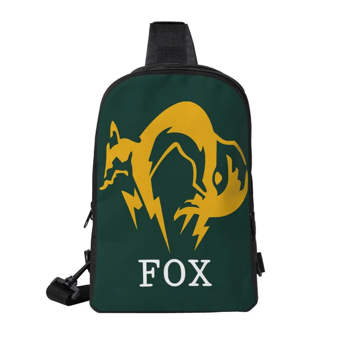 

Metal Gear Solid Fox (7) Chest Bag Men Sling Crossbody Backpack Chest Bag Travel Hiking Daypack Shoulder Bag
