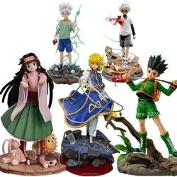 33cm Hunter x Hunter Anime Figure Alluka Zoldyck/Kurapika Action Figure Gon Freecss & Killua Zoldyck Figurine Model Doll Toys