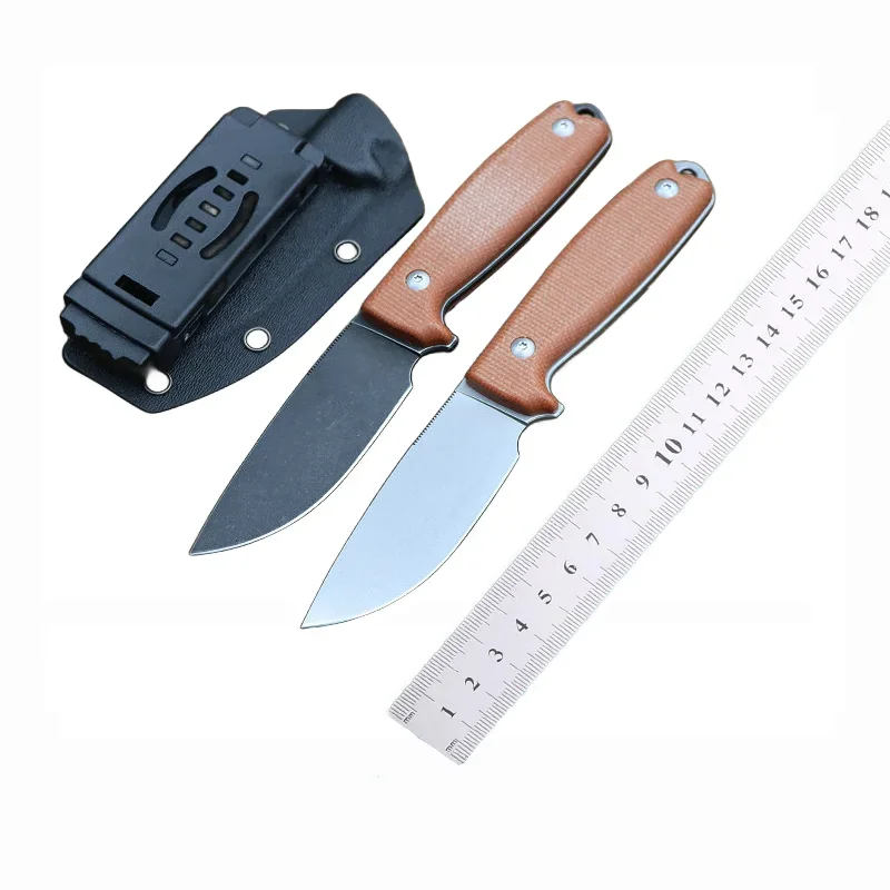 

Paodin BK011 Straight Fixed Blade Knife 14c28n blade G10 Handle Tactical EDC Multi Camping Hunting Survival Tool Knives
