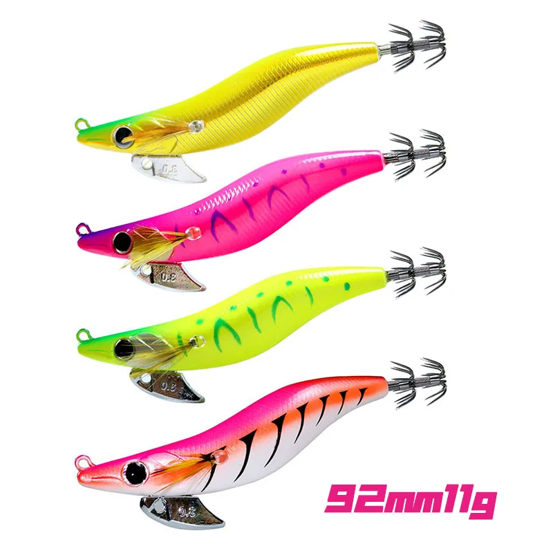 Señuelo lumínico para calamares de madera - Hundimiento lento 9,2 cm - imagen 4
