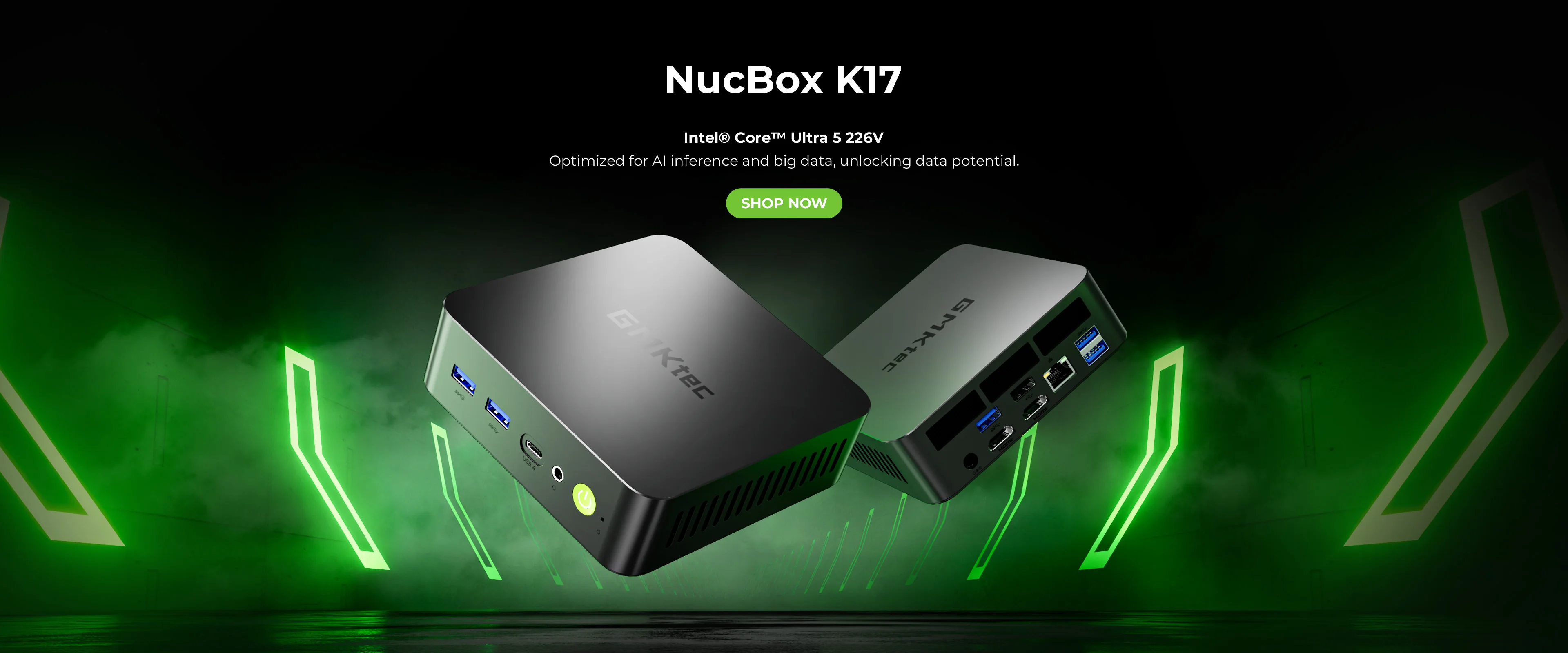 GMKtec K17 Plus Intel Core Ultra 5 226V/258V MINI PC Win11 Pro LPDDR5 M.2 NVMe SSD WIFI6E BT5.2 2.5G MINI PC Gamer Computer