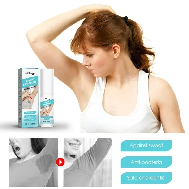 Refreshing deodorant spray Antiperspirant underarm odor fragrance Armpit Anti Sweat dry body Balm Portable removal bad Smell