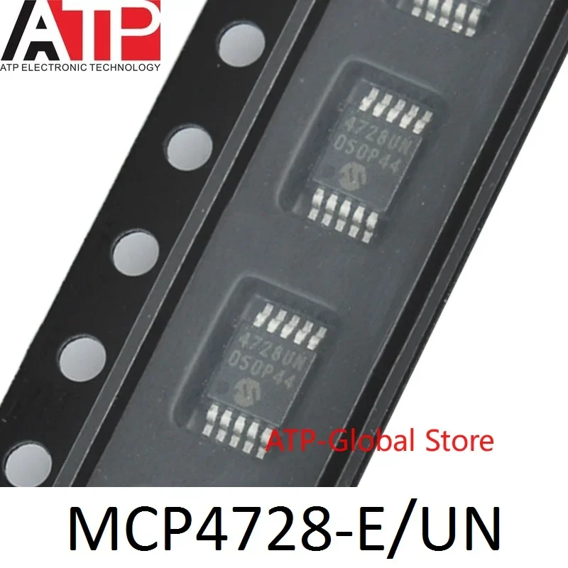 10-100 Pieces 100% New Original MCP4728-E/UN 4728UN MSOP-10 MCP4728 Converter Chip IC