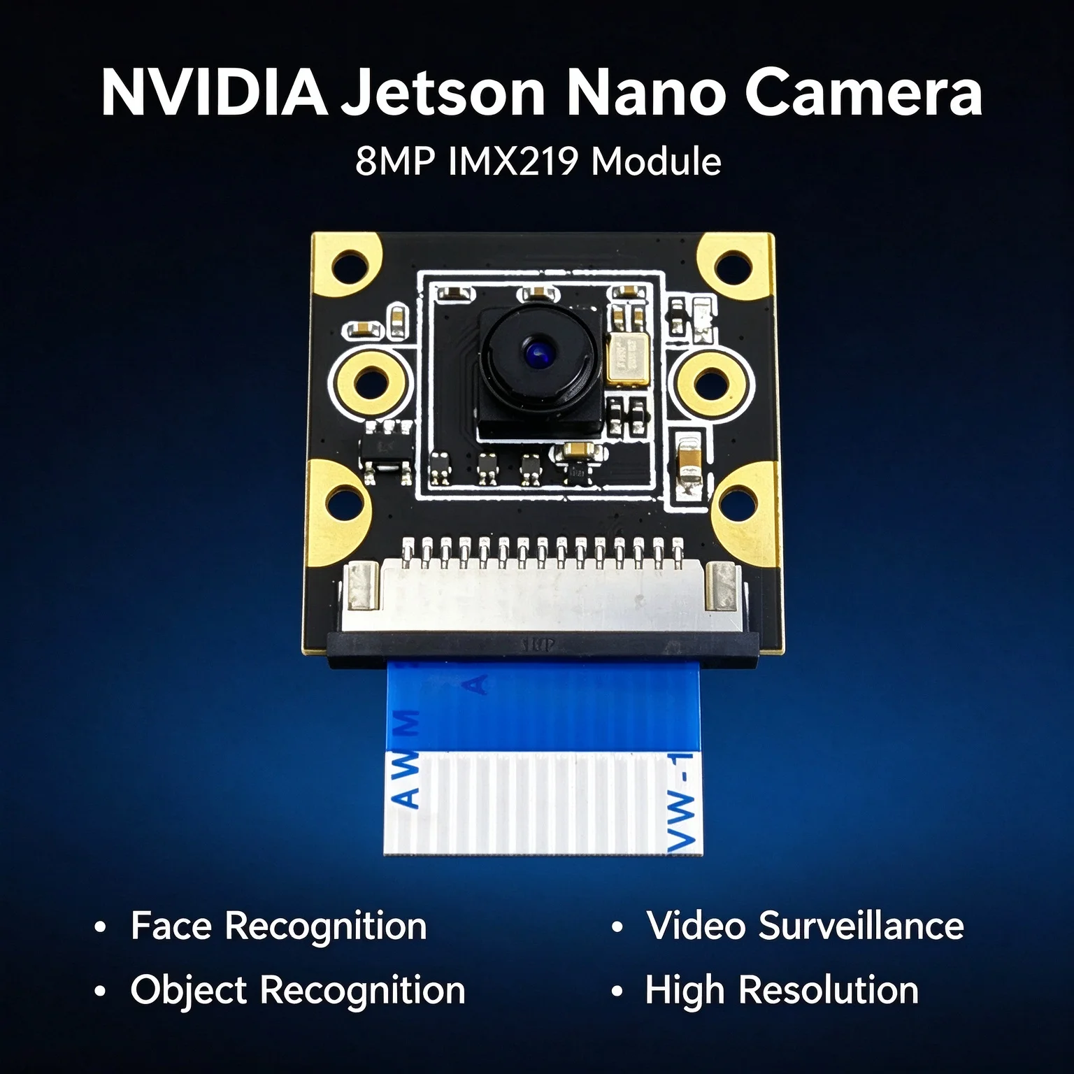 Pi Camera Module - Módulo de Câmera IMX219 8MP MIPI