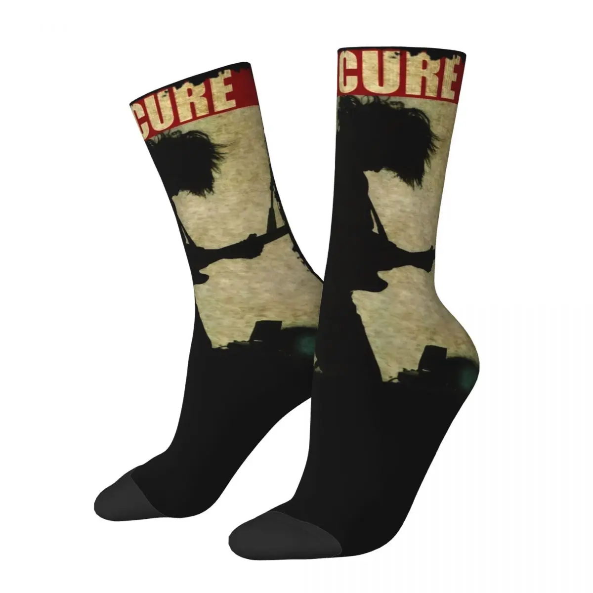 

Hip-hop Men's Women's The Cure Boys Don't Cry Socks Robert Smith Merchandise Soft Socks Super Soft Best Gift Idea