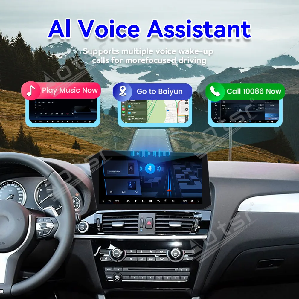 2025 جديد 12.9 بوصة أندرويد 14 لسيارات BMW 3/5 Series 2005-2012 نظام ملاحة GPS للسيارة CarPlay الجيل الجديد X-شاشة رأس الشاشة #5