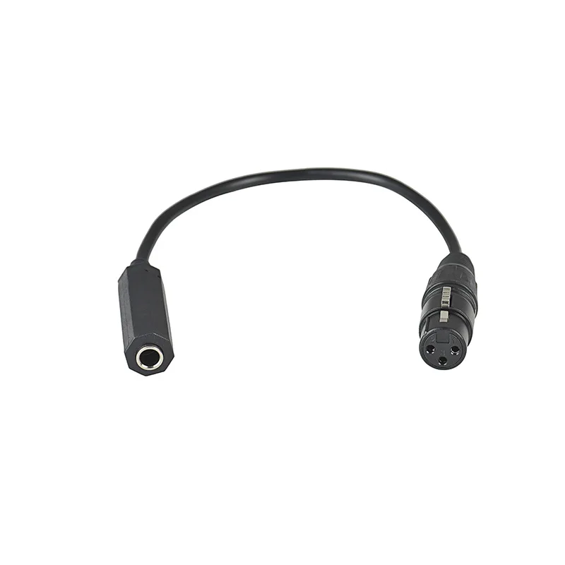 3Pin XLR męski na 6,35mm żeński gniazdo stereo kabel audio mikrofon wzmacniacze słuchawkowe adapter audio konwerter wtyczka kabla — zdjęcie produktu 5