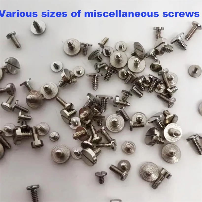 100PCS Watch Movement Screw Accessories Various Specifications Sizes Different Miscellaneous Screw Are Original Screw Clocks