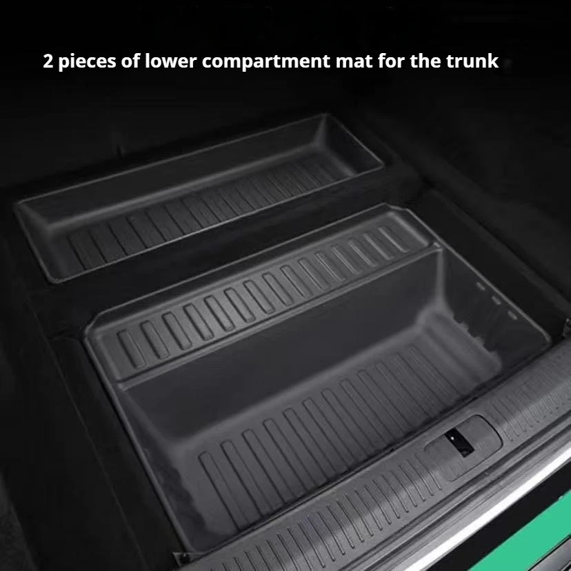 Für Xpeng G6 G7 2023-2026 Spezielle Auto-Kofferraummatte Rutschfest Wasserdicht Langlebig Kofferraum-Unterlage Rückenlehnenpolster – Detail 4