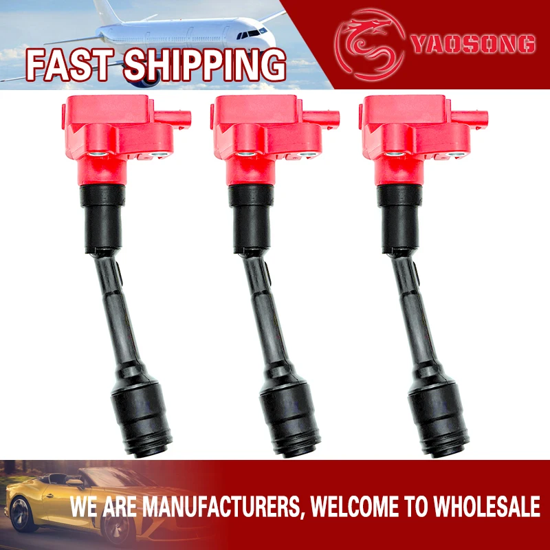 

3pcs Ignition Coil For Ford Focus III 1.0 2012- Ecosport Fiesta VI Mondeo V C-MAX II 1.0 2012-2019 Transit CM5G12A366CB UF736