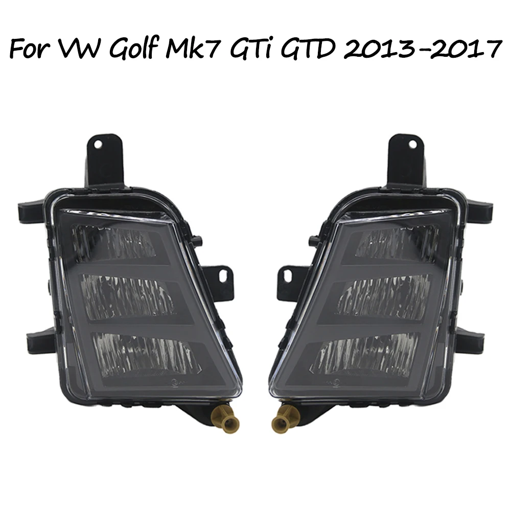

Для VW Golf Mk7 GTi GTD Hatchback 2013 2014 2015 2016 2017, дневные ходовые огни, передний бампер, противотуманные фары 5G0941699 5G0941700