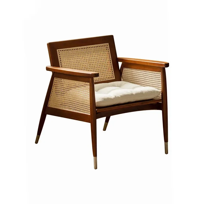 New Chinese solid wood dresser chair Bana leisure chair leisure