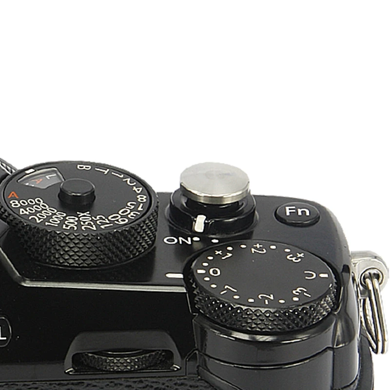 زر تحرير مصراع الكاميرا Haoge لـ Fuji Fujifilm X-PRO3 / X100F /X100V/X100VI/GFX100RF/X-M5/X-T5/X-T50/X-E4/X-T30II فضي