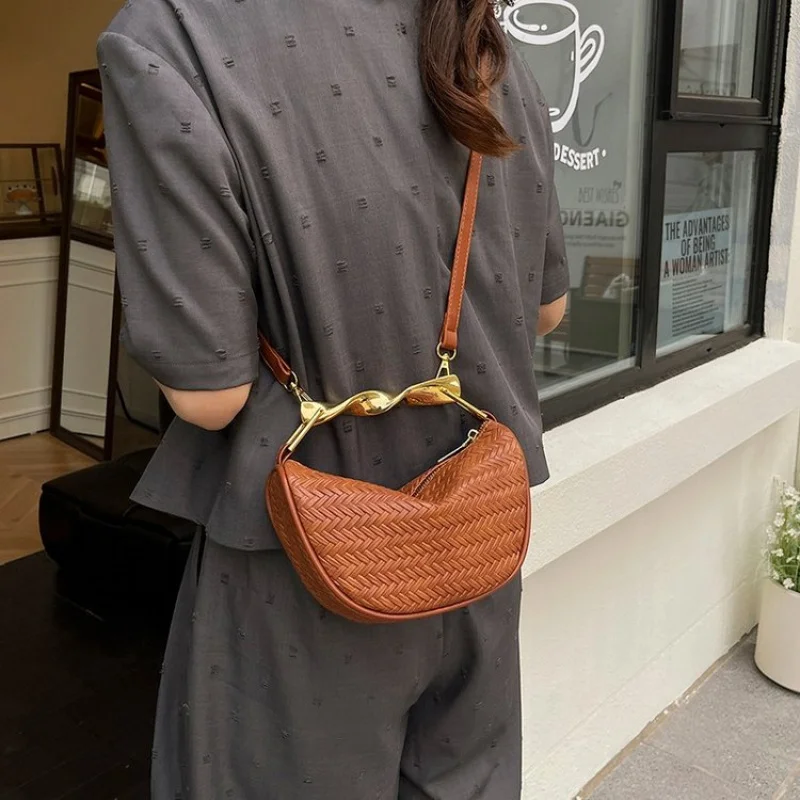 

Популярная классическая кожаная женская сумка-мессенджер, элитная брендовая модная элегантная винтажная сумка с изысканной строчкой ​