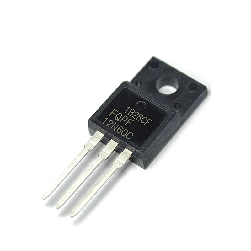 5 pezzi 10 pezzi 100 pezzi FQPF12N60C 12N60C 12N60 600 V 12A MOSFET transistor a canale N TO-220F FQPF12N60