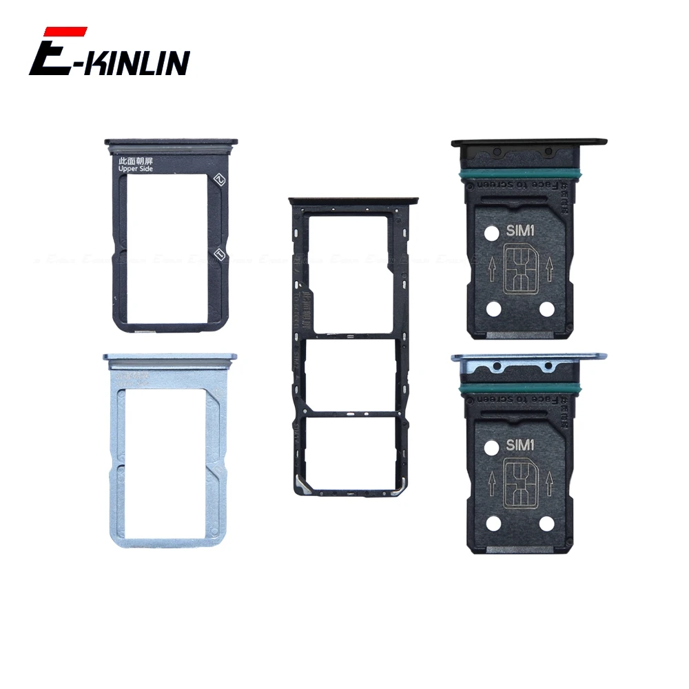 Sim Card Micro SD Card Tray Socket Holder Slot Container Connector Adapter Reader Parts For OPPO A1 2018 Pro 5G A3 A3s