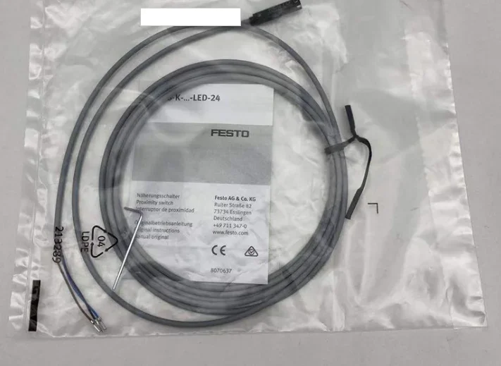 2PCS New Original FESTO 2.5-meter springs magnetic switch SME-8-K-LED-24 150855 SME-8-ZS-KL-LED-24 171169 SME-8-S-LED-24 150857